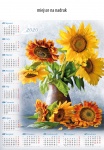 Kalendarz planszowy 2021 Słoneczniki