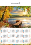Kalendarz planszowy 2021 Zachód słońca