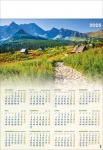 Kalendarz planszowy 2025 Hala Gąsienicowa