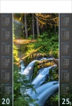 Kalendarz planszowy 2025 Leśny potok