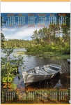 Kalendarz planszowy 2025 Łódka