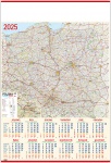 Kalendarz planszowy 2025 Mapa