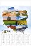 Kalendarz planszowy 2025 Polska