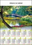 Kalendarz planszowy A1 2019 Mostek