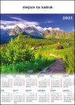 Kalendarz planszowy A1 2021 Hala Gąsienicowa