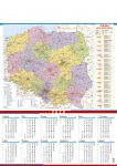 Kalendarz planszowy A1 2021 Polska