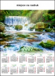 Kalendarz planszowy A1 2021 Wodospad w Karpaczu