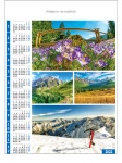 Kalendarz planszowy A1 2023 Tatry - 4 pory roku
