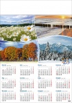Kalendarz planszowy A1 2025 4 pory roku
