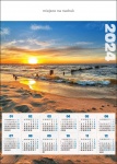 Kalendarz planszowy A1 2025 Bałtycka plaża