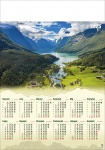 Kalendarz planszowy A1 2025 Fiord