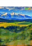 Kalendarz planszowy A1 na rok 2025 Tatry