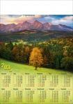Kalendarz planszowy A1 2025 Tatry Bielskie