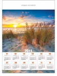 Kalendarz planszowy A1 na rok 2024 Bałtycka plaża