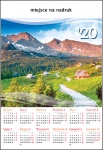 Kalendarz planszowy B1 2021 Hala Gąsienicowa