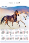 Kalendarz planszowy B1 2021 Konie
