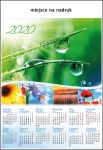 Kalendarz planszowy B1 2021 Natura