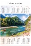 Kalendarz planszowy B1 2021 Rafting na Dunajcu