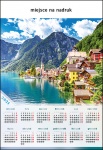 Kalendarz planszowy B1 2021 Alpejskie jezioro