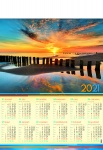 Kalendarz planszowy B1 2021 Bałtyk