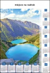Kalendarz planszowy B1 2021 Tatry