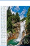 Kalendarz planszowy B1 2021 Wodospad