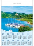 Kalendarz planszowy B1 2023 Jezioro Czorsztyńskie