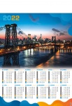 Kalendarz planszowy B1 2023 Most