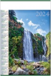 Kalendarz planszowy B1 na rok 2024 Kaskada