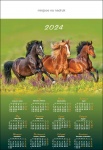 Kalendarz planszowy B1 2024 Konie