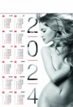 Kalendarz planszowy B1 na rok 2025 Ania
