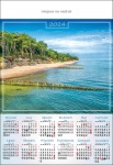 Kalendarz planszowy B1 2025 Bałtyk