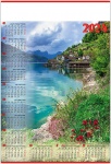 Kalendarz planszowy B1 na rok 2025 Osada