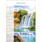 Kalendarz planszowy B1 2025 Wodospad
