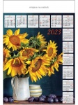 Kalendarz planszowy B1 na rok 2024 Słoneczniki