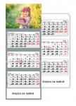 Kalendarz trójdzielny 2021 Dziewczynka (zdjęcie 1)