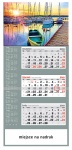 Kalendarz trójdzielny duży 2019 Mazurska marina (zdjęcie 1)