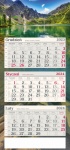 Kalendarz trójdzielny płaski na rok 2024 Morskie Oko