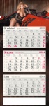Kalendarz trójdzielny płaski na rok 2025 Agata