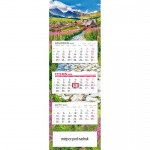 Kalendarz trójdzielny płaski Hala Gąsienicowa (zdjęcie 1) na rok 2024