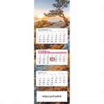 Kalendarz trójdzielny płaski Nastroje (zdjęcie 2) na rok 2025