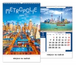 Kalendarz wieloplanszowy 2019 Metropolie (zdjęcie 1)