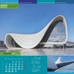 Kalendarz książkowy 2019 World architecture (zdjęcie 9)