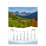 Kalendarz wieloplanszowy na rok 2024 Alpy (zdjęcie 1)