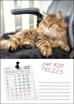 Kalendarz wieloplanszowy na rok 2024 Kot w biurze (zdjęcie 8)