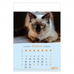 Kalendarz wieloplanszowy na rok 2024 Koty (zdjęcie 12)