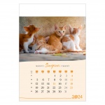 Kalendarz wieloplanszowy na rok 2024 Koty (zdjęcie 3)