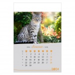 Kalendarz wieloplanszowy na rok 2024 Koty (zdjęcie 7)