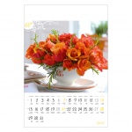 Kalendarz wieloplanszowy na rok 2024 Kwiaty w bukietach (zdjęcie 11)