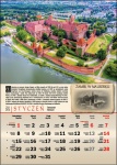 Kalendarz wieloplanszowy na rok 2024 Polskie Zamki i Pałace (zdjęcie 1)